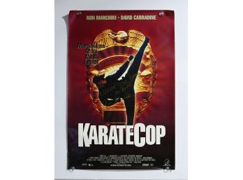 Karate Cop (1991) One-Sheet Movie Poster - Signed By Ron Marchini