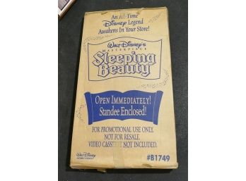 Walt Disney's Sleeping Beauty VHS Movie Cardboard Standee - AS-IS