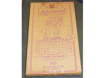 Walt Disney's The Lady And The Tramp Video Store Movie Cardboard Standee