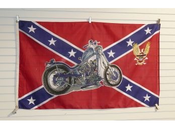 Harley Davidson High Times Chopper Confederate Flag