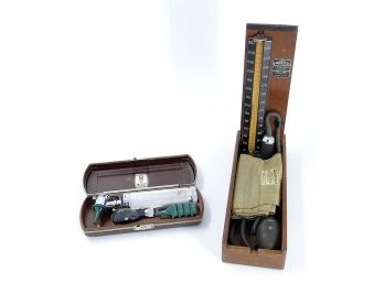 Vintage Welch Allyn Otoscope And Baumanometer Blood Pressure Meter
