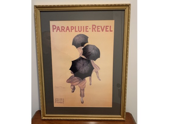 French Reproduction Parapluie Poster Print