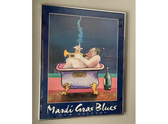 Leo Meiersdorff Mardi Gras Blues Framed Poster
