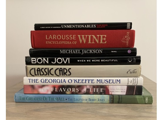 Nice Collection Of Coffee Table Books - Art, Music, Food & Wine, Cars, Sports