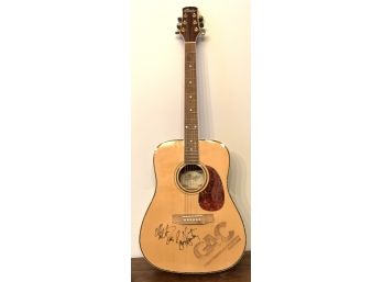 Copley Dreadnought Guitar Signed By Troy Gentry And Eddie Montgomery