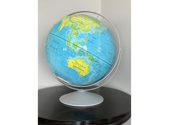 Vintage 16' Nystrom Globe With Raised Relief