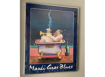 Leo Meiersdorff Mardi Gras Blues Framed Poster
