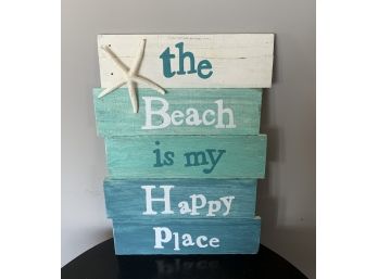 'the Beach Is My Happy Place' Wall Hanging