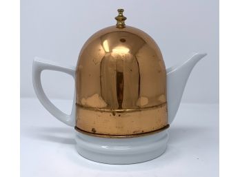 English Teapot With Copper Cover