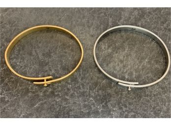 Set Of 2 Madewell Glider Bangle Bracelets