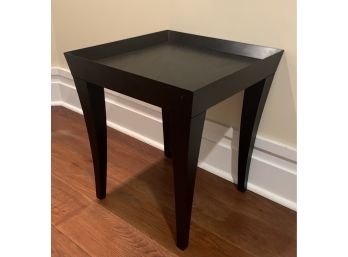 Crate And Barrel Black End Table