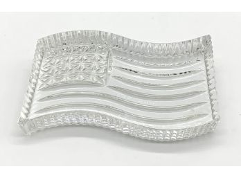 Waterford Crystal Flag Paperweight
