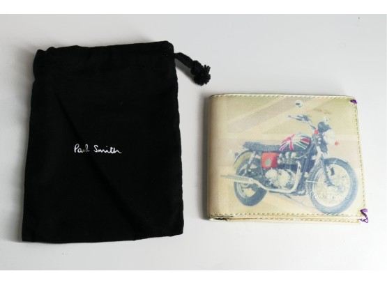 Paul Smith Leather Men's Wallet - Triumph Motorcycle