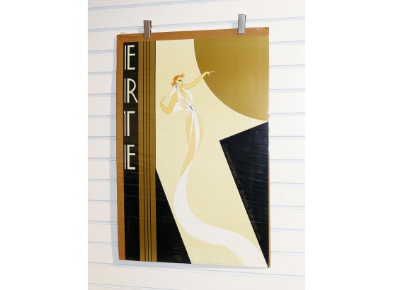 Erte Serigraph Print (1982) - Dyansen Gallery 90th Birthday Retrospective - Never Framed