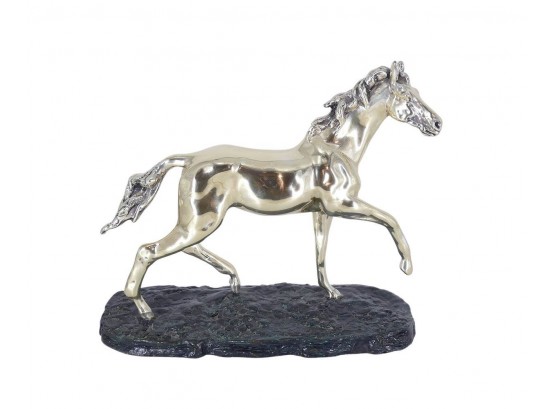 D'Argenta Silver Slow Running Horse Statue - $1150