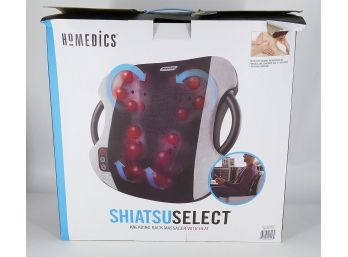Homedics Shiatsu Select Kneading Back Massager With Heat - Excellent Condition In Box