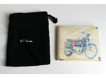 Paul Smith Leather Men's Wallet - Triumph Motorcycle