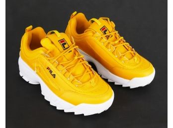 Fila Women's Sneakers - Size 10 - In Yellow - Possibly Never Worn