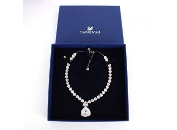 Swarovski Crystal 'Begin' Collar Necklace In Box