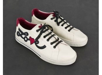 Brighton Love Me Sneakers - Leather - Size Women's 10 - Look Never Worn - $225 Cost