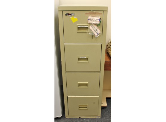 FireKing Turtle 4R1822-C 4-Drawer Fire Resistant File Cabinet - Paid $2000