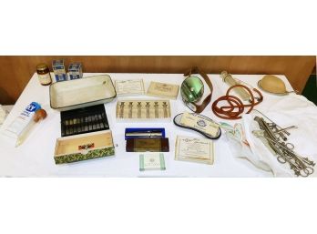 Vintage Medical Tools, Equipment, And Supplies