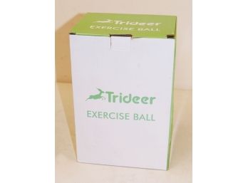 Trideer Swiss Exercise Ball With Pump - Purple / 65cm - New In Box