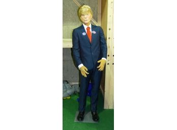 Life Size Donald Trump Decorated Mannequin Display - Halloween