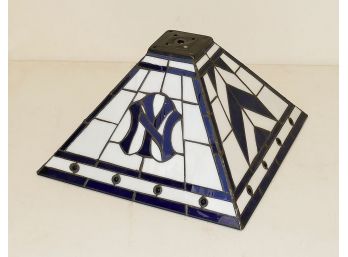Stained Glass Mission Style NY Yankees Lamp Shade
