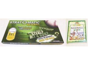 2 Different Baseball Games - Strat O Matic & Professor Noggin's - Both Never Played