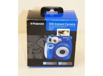 Polaroid 300 Instant Camera - In Blue - Never Used In Box (New Condition)