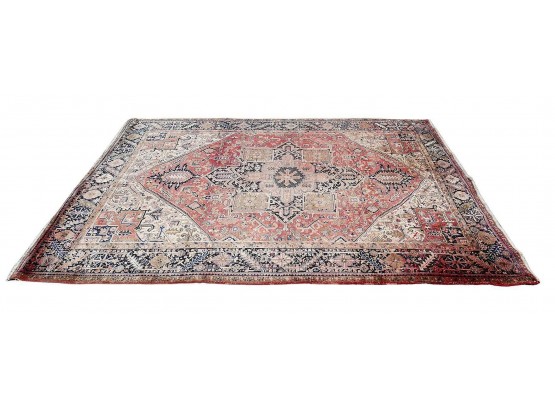 Large Hand Knotted/ Woven Persian Rug - 9'7' X 13'8'