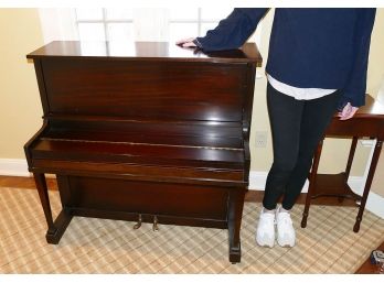 Antique Curtis (Boston) Console Piano - Petit Piano - Small Upright Piano