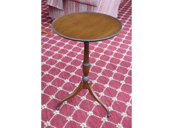 Georgian Style Mahogany Tripod Side/Lamp Table