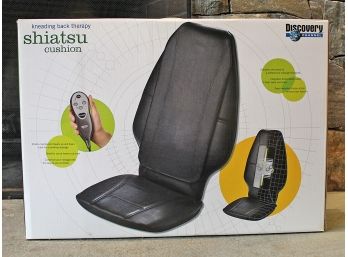 Discovery Channel Shiatsu Kneading Back Therapy Cushion - Never Used In Box