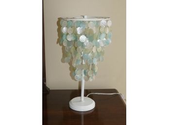 Colored Capiz Shell Table Lamp