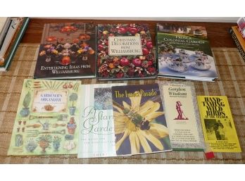 8 Different Books - Outdoor, Gardening, Decorating