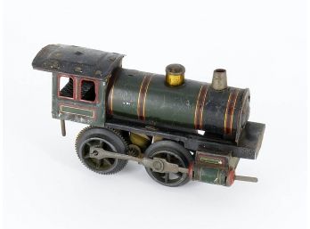 Prewar Tin Lithographed Model Train Locomotive - Germany