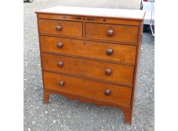 19th C Federal Inlaid Chest Of Drawers
