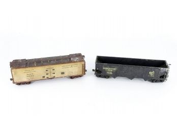 2 Prewar Model Train Cars - Scale-Craft