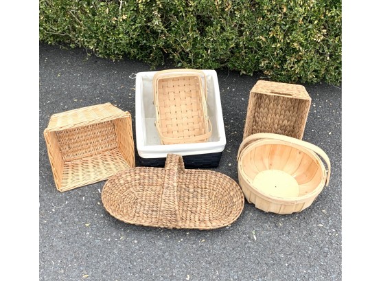 Beautiful Collection Of Six Baskets
