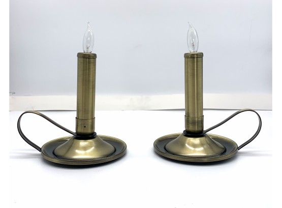 Lift And Glo Bronze Candlesticks
