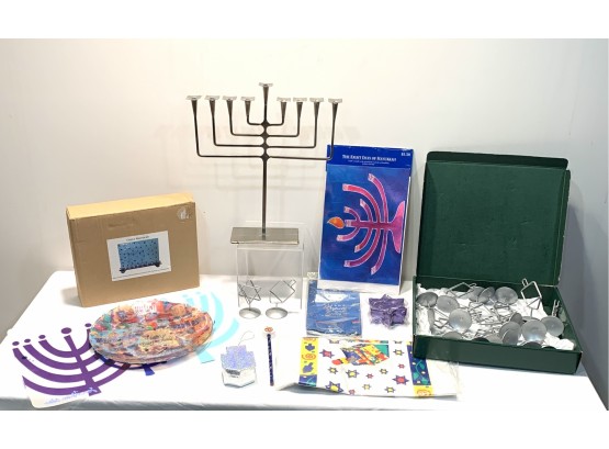 Hanukkah Menorah And Table Decor Collection