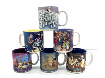 Collectible Disney Mugs - Set Of 6 - Lot 2