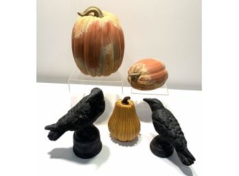 Fall/Halloween Pumpkin And Crow Collection