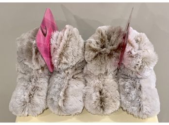 Two Pairs Of Charter Club Soft, Fuzzy Slippers - Size Large - Never Worn With Tags