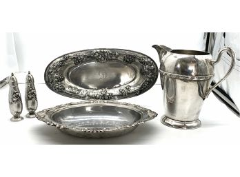 Collection Of Silverplate Serving Pieces
