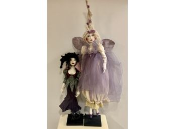 Set Of Large Dolls Made By Valerie Zeitler