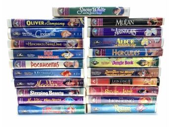 Set Of Vintage Disney VHS Tapes