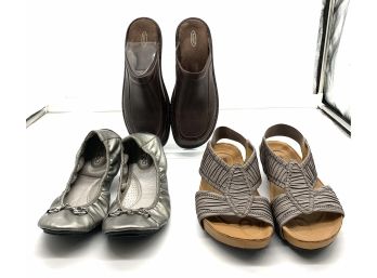 3  Pairs Of Great Summer Shoes - Never Worn - Size 9